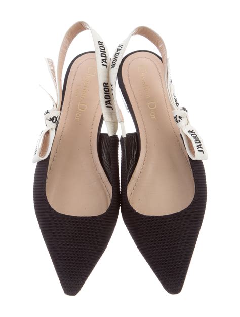 christian dior slingback flats